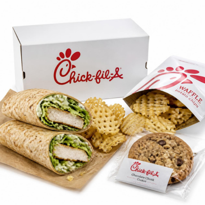 Chick-fil-A Catering Menu & Prices 2026 | Complete Party Tray Guide 48 Chick-fil-A Cool Wrap Packaged Meal